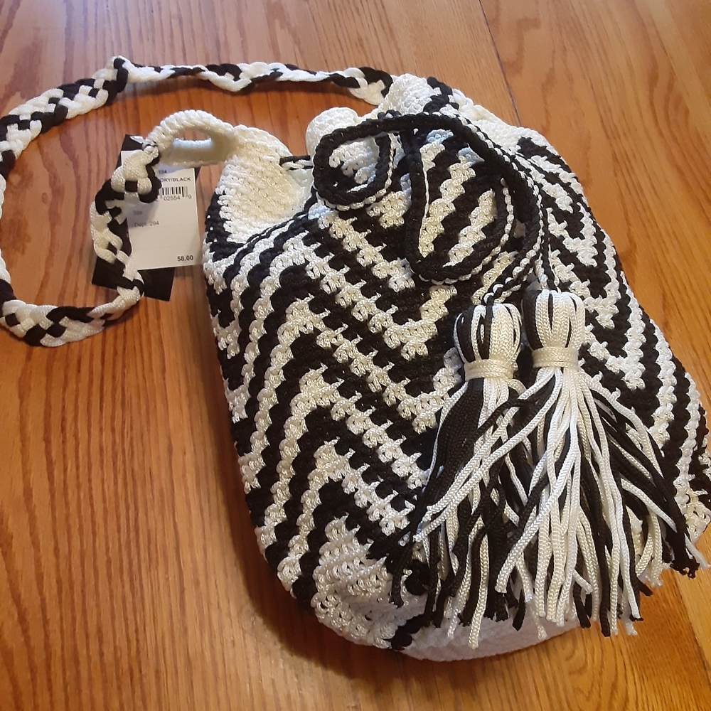 Nordstrom Dirty Ballerina Crochet Bag NWT